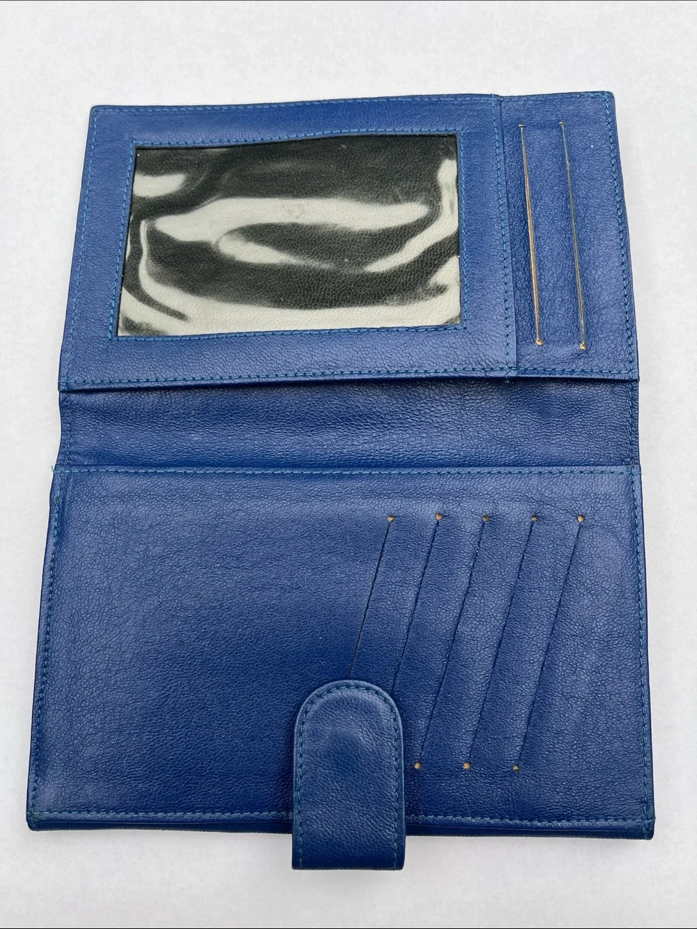 Vintage 80’s or 90’s Spiegel Italy Blue Wallet